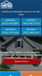 Mobile Screenshot of metrogaragedoor.com